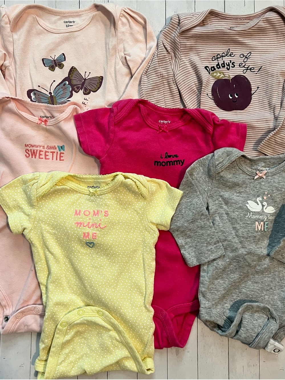 Baby Girl Mommy Onesies Bundle